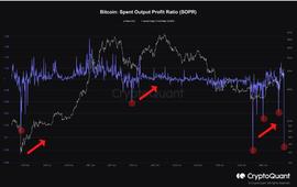BTC:比特币 SOPR 暴跌，为什么这可能是看涨的_比特币走势图