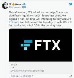 BTC:FTX 宣布被收购后FTT 下跌，投资者会保住利益吗？_比特币最新市值多少亿