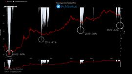 BTC:比特币现在的交易价格比实际价格低 24%，还能跌多深？_加密货币市场最新消息今天