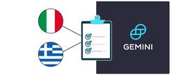 MINI:双子座交易所在意大利和希腊获得批准_GEM