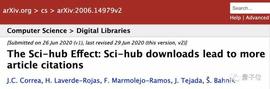 ELS:SciHub效应：最新研究指出，能在SciHub上下载的论文，更易高被引_SCI