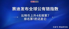 比特币:赛迪发布全球公有链指数：比特币上升4名排第7，排名第1的还是它_COM