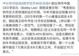UNI:李启元预测双顶,江卓尔提醒比特币可能横盘震荡,主流币showtime_SWAP