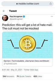 区块链:诺奖得主克鲁格曼：比特币是庞氏局，但不一定很快走向崩溃_比特币价格美元趋势分析
