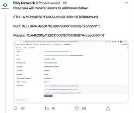 POL:“币圈”6亿美元惊天盗窃案后续：黑客开始退款_什么是比特币