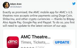 AMC:美国AMC影院开始接受狗狗币等加密货币_TronLink苹果手机下载