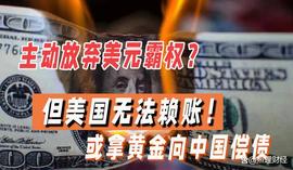 数字货币:美国或将放弃美元霸权？但无法赖账，或拿黄金向中国偿债！_Bear Billionaire
