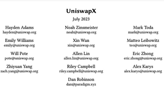 ECOX:Paradigm合伙人：UniswapX将改变DEX、MEV和互操作性的游戏规则_BSP